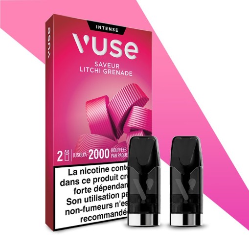 Recharges Vuse : cartouches pré-remplies (x2) ePod, Pro