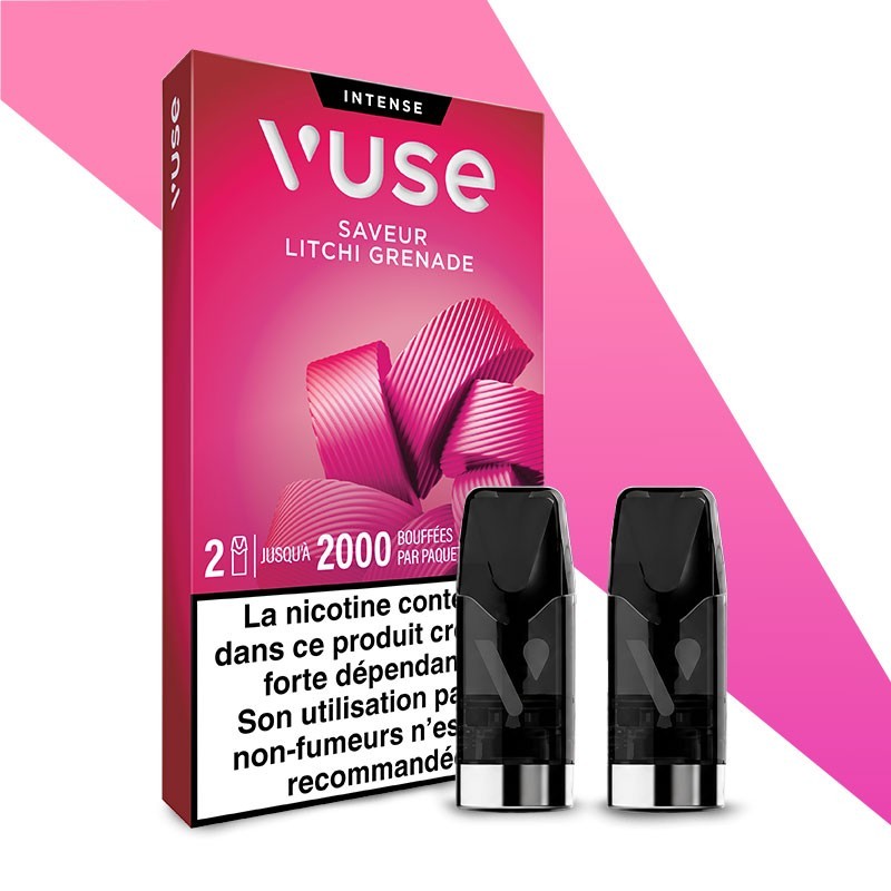 Recharges Vuse : cartouches pré-remplies (x2) ePod, Pro