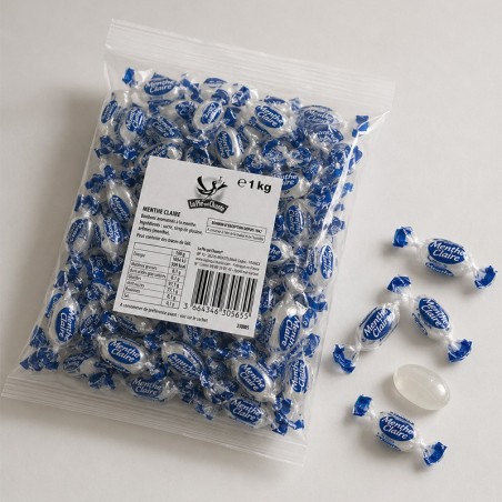 Bonbons Menthe Claire La Pie qui Chante (Sachet 1kg)