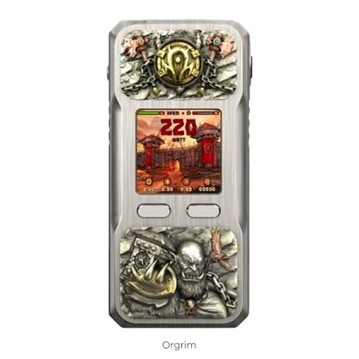 Box Rayden 220 Orgrim BD Vape : double accus 18650, 220W
