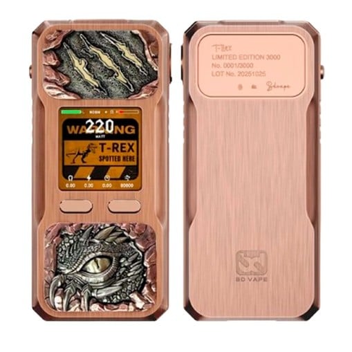 Box Rayden 220 T-Rex BD Vape : double accus 18650, 220W