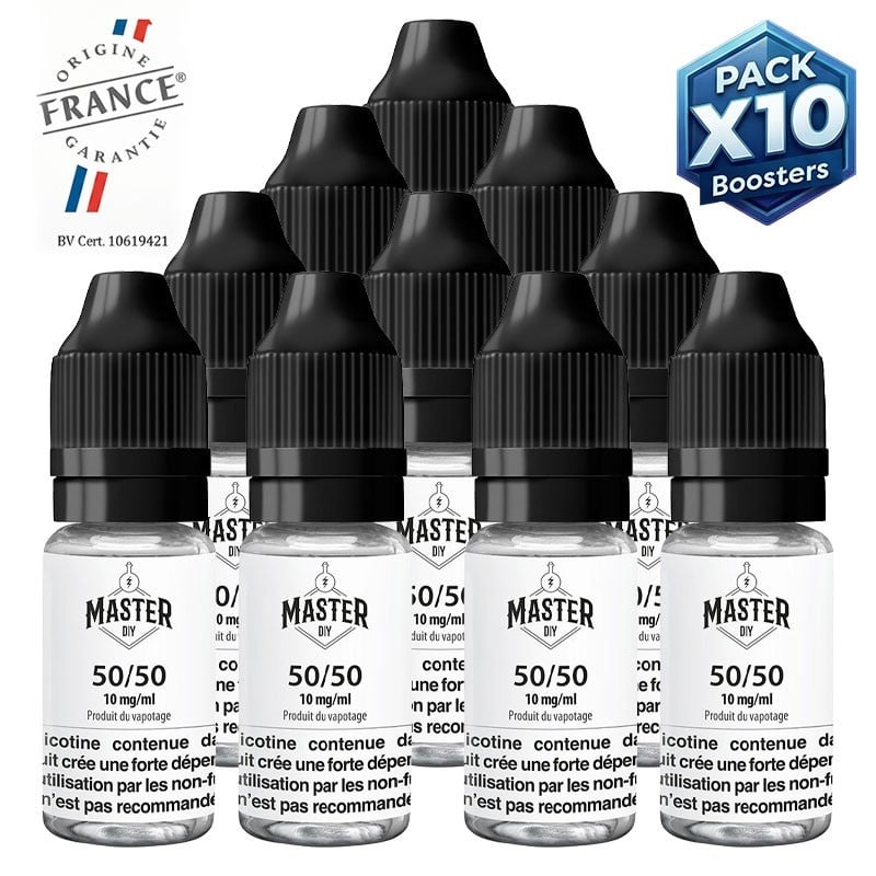 Pack 10 Boosters 10mg Master DIY 10mg