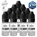 Pack 10 Boosters Sels de nicotine Master DIY 10mg ou 20mg