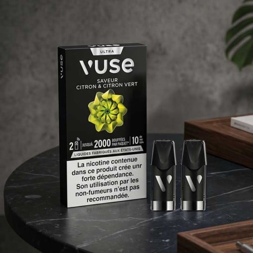 Pack Découverte Vuse Ultra : pod rechargeable et cartouches pré-remplies
