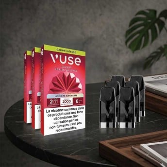 Pack Recharges Intense Vuse (X3) : cartouches préremplies 2ml