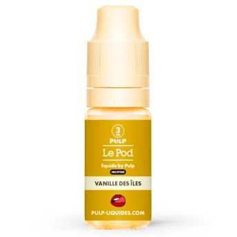 E-liquide Vanille des îles Le Pod liquide by PULP : vanille gourmande