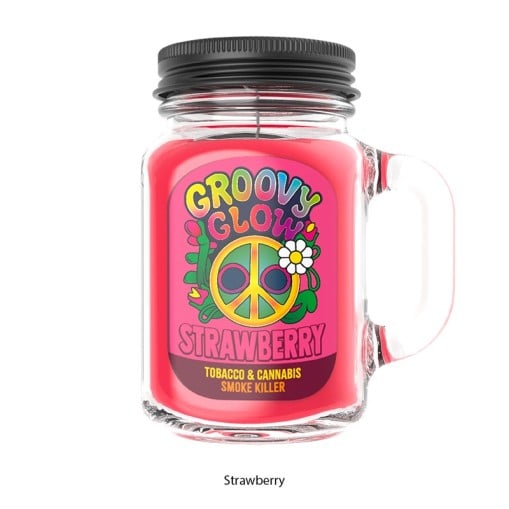 Bougie Groovy Glow : neutralisant d'odeurs et parfum d'ambiance