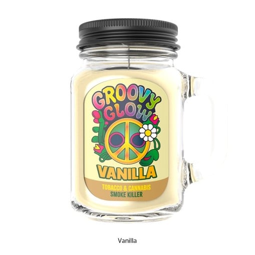 Bougie Groovy Glow : neutralisant d'odeurs et parfum d'ambiance