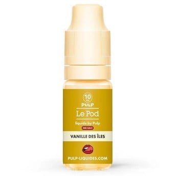 E-liquide Vanille des îles Nic Salt : vanille gourmande et sels de nicotine
