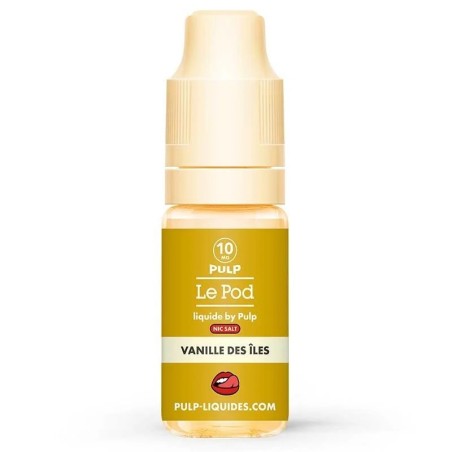 Vanille des îles Nic Salt Le Pod liquide by PULP 10ml