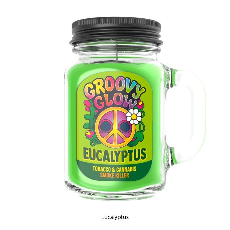 Bougie Groovy Glow : neutralisant d'odeurs et parfum d'ambiance