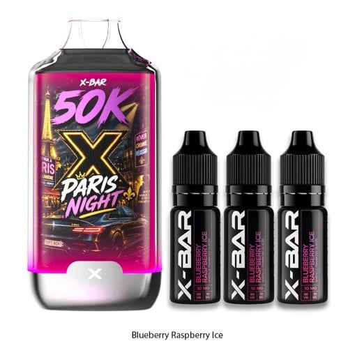 Puff X-Bar 50K : rechargeable, 850mAh, 20ml