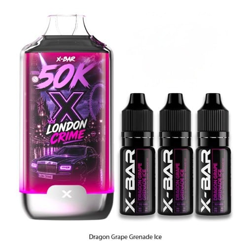 Puff X-Bar 50K : rechargeable, 850mAh, 20ml