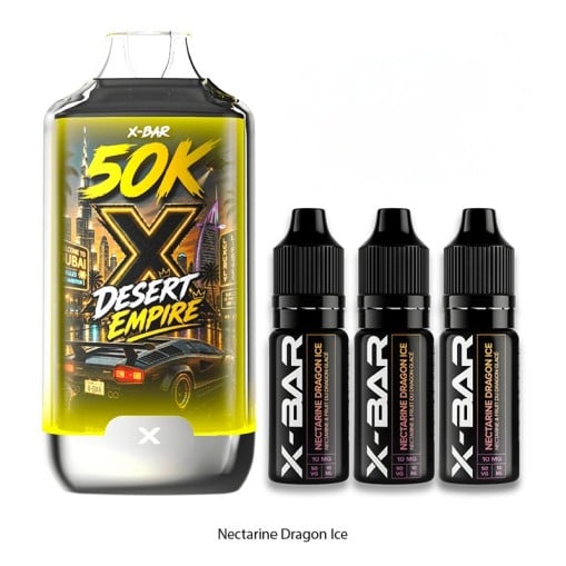 Puff X-Bar 50K : rechargeable, 850mAh, 20ml