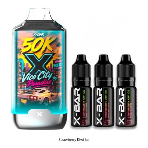Puff X-Bar 50K : rechargeable, 850mAh, 20ml