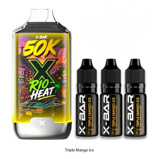 Puff X-Bar 50K : rechargeable, 850mAh, 20ml