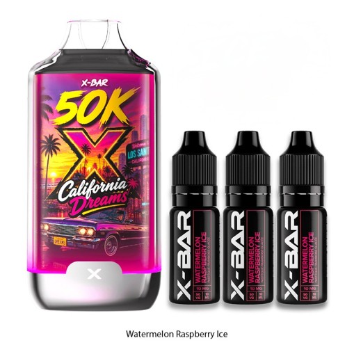 Puff X-Bar 50K : rechargeable, 850mAh, 20ml