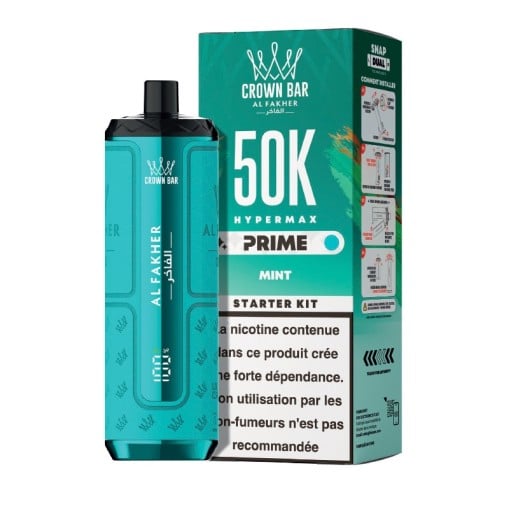Puff Hyper Max Prime Crown Bar 50K Al Fakher : 50000 bouffées
