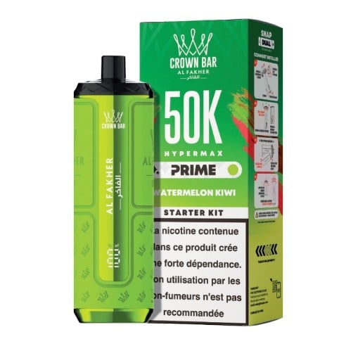 Puff Hyper Max Prime Crown Bar 50K Al Fakher : 50000 bouffées
