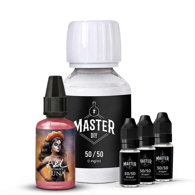 Pack DIY Luna A&L : concentré fruits rouges frais et base 50/50
