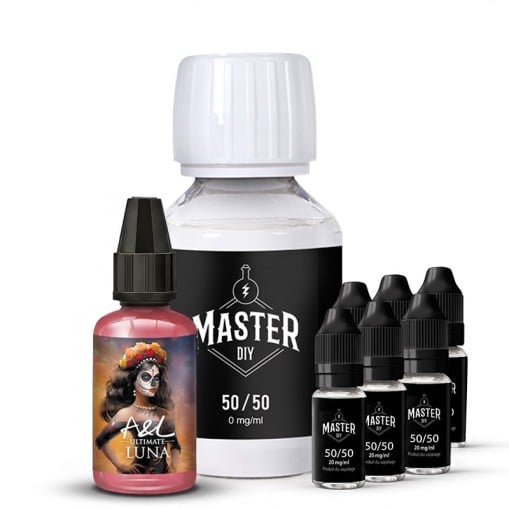 Pack DIY Luna A&L : concentré fruits rouges frais et base 50/50