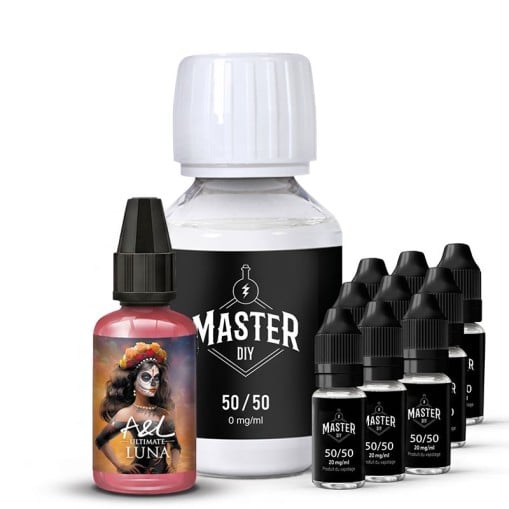 Pack DIY Luna A&L : concentré fruits rouges frais et base 50/50