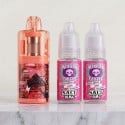 Pack Kloud 35K Fruits Rouges Cassis Framboise Salt : puff rechargeable et e-liquides