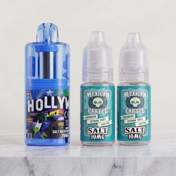 Pack Kloud 35K : e-liquides Limonade Citron Vert Cactus Salt