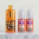 Pack Kloud 35K Fruit du Dragon Fraise Mûre Salt : pod rechargeable et e-liquides 2x10ml