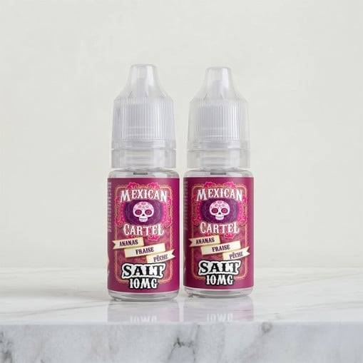 Pack Kloud 35K Ananas Fraise Pêche Salt : pod rechargeable et e-liquides