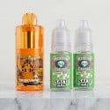 Pack Kloud 35K : pod rechargeable et e-liquides Pastèque Fraise Kiwi Salt