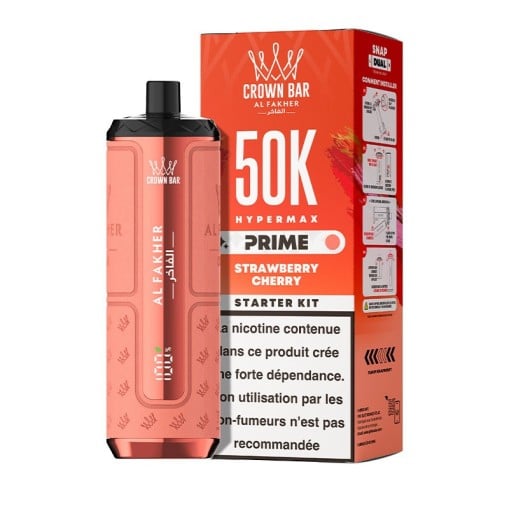 Puff Hyper Max Prime Crown Bar 50K Al Fakher : 50000 bouffées