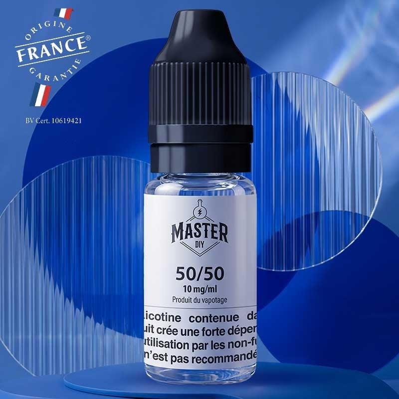 Booster nicotine 10mg Master DIY : base 50/50 PG/VG