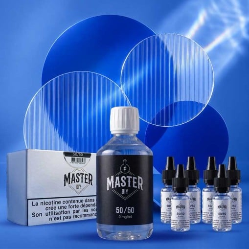 Pack Base e-liquide 50/50 Master DIY 200ml