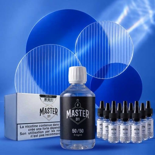 Pack Base e-liquide 50/50 Master DIY 200ml