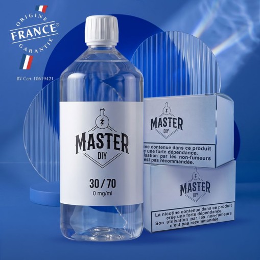 Pack Base 30/70 Master DIY : 1 litre pour e-liquide DIY