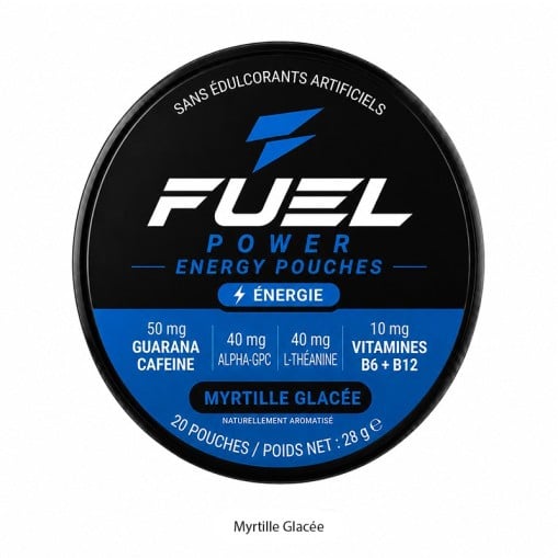 Energy Power Pouches Fuel Power : 20 sachets sans nicotine