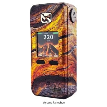 Box Rayden 220 Edition Limitée Volcano Pahoehoe BD Vape : double accu 18650, 220W