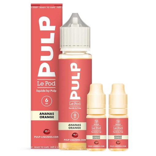 E-liquide Pack Ananas Orange Le Pod liquide by PULP 60ml