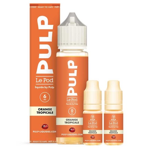 E-liquide Pack Orange Tropicale Le Pod liquide by PULP 60ml