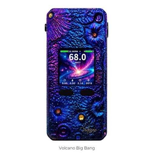 Box Rayden 220 Edition Limitée Volcano Pahoehoe BD Vape : double accu 18650, 220W