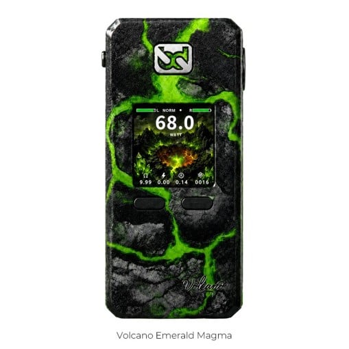 Box Rayden 220 Edition Limitée Volcano Pahoehoe BD Vape : double accu 18650, 220W
