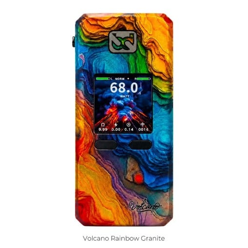 Box Rayden 220 Edition Limitée Volcano Pahoehoe BD Vape : double accu 18650, 220W