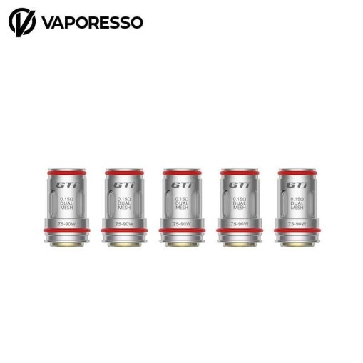 Résistances GTI V2 Dual Mesh Vaporesso : lot de 5 pour iTank T