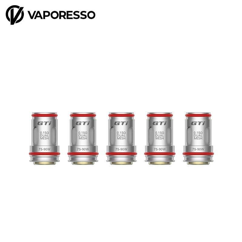 Résistances GTI V2 Dual Mesh Vaporesso : lot de 5 pour iTank T