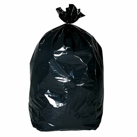 Sacs poubelle noirs 50L (x20)
