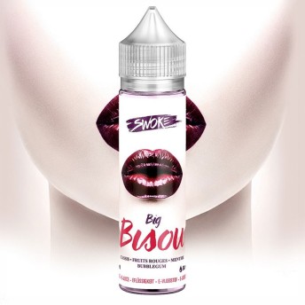 E-liquide Big Bisou Swoke : cassis, bubblegum et menthe