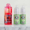 Pack Kloud 35K : pod rechargeable et e-liquides Pastèque Fraise Kiwi Salt