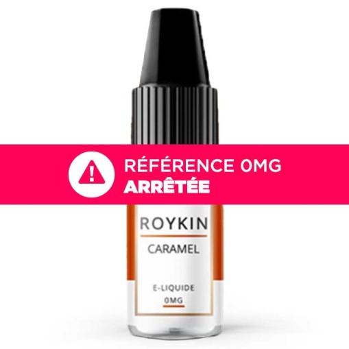 E-liquide Caramel Roykin : gourmand, saveur caramel fondant