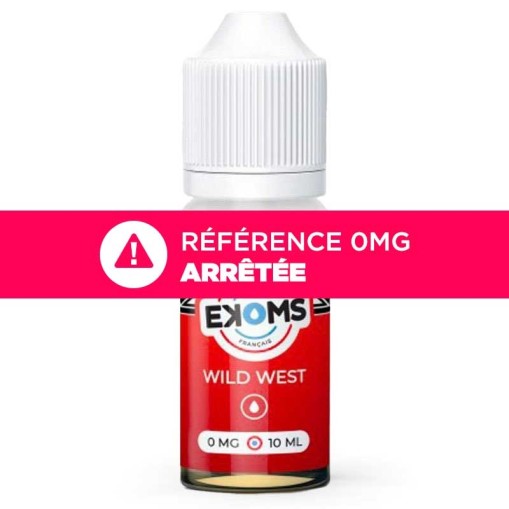 E-liquide Wild West Ekoms : classic blond sec et doux